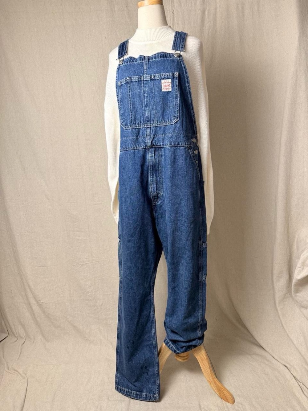 Levi's Blue Denim Bib Overalls NWOT